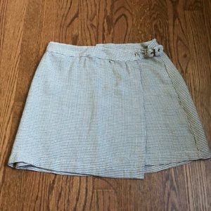 Brandy Melville Plaid wrap skirt